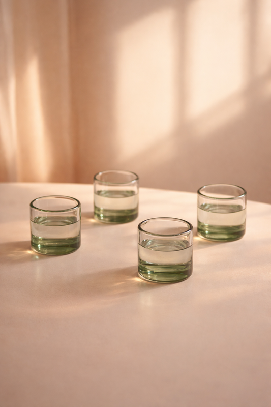 Ana Clear Short Glasses by MESO