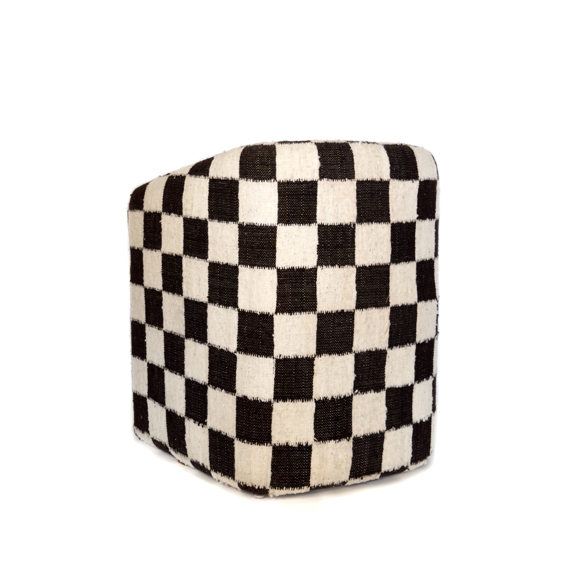 Checkered Wool Chair by Diego Olivero Studio