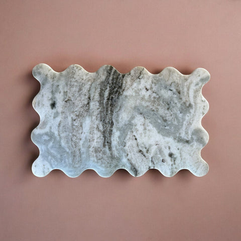 Kora Large Marble Serving Board by MESO
