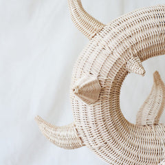 Artefacto LS 43 Wicker Hanging Sculpture by Lørdag & Søndag