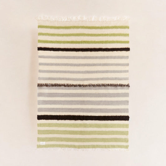 Stripes Wool Blanket by Casa Edel