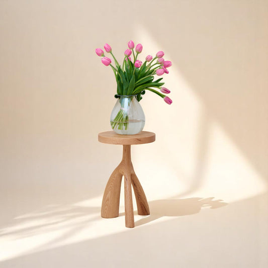 Tecolli Side Table Oak Finish by Lørdag & Søndag