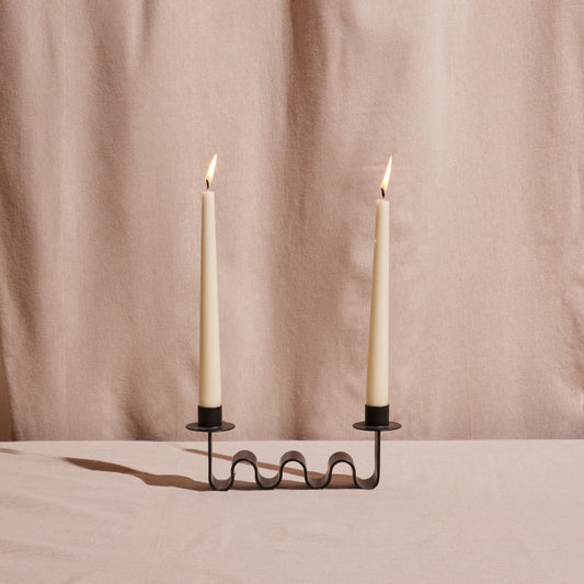 Helen Black Candle Holder by MESO