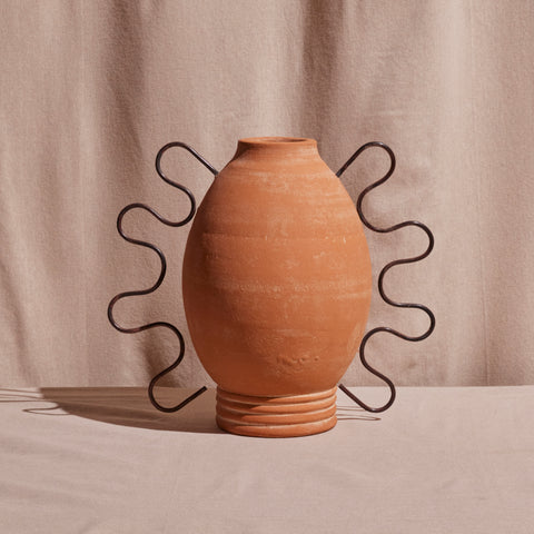 Aman Terracota Vessel by Diego Olivero Studio