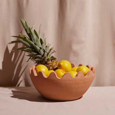 Ena Terracotta Bowl by Diego Olivero Studio