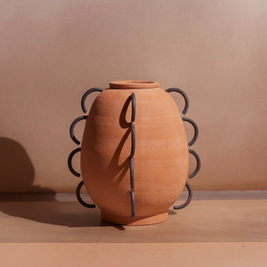 Ella Terracota Vessel by Diego Olivero Studio