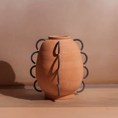 Ella Terracota Vessel by Diego Olivero Studio