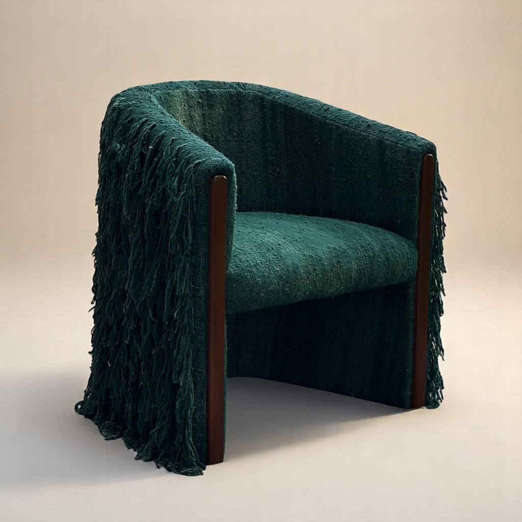 Emerald Hilana Wool Chair by Diego Olivero – MESO