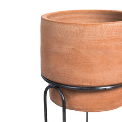 Jaro Short Terracotta Planter by MESO