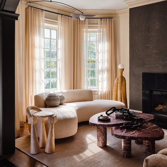 Woven Floor Lamp Artefacto LS 16  by Lørdag & Søndag