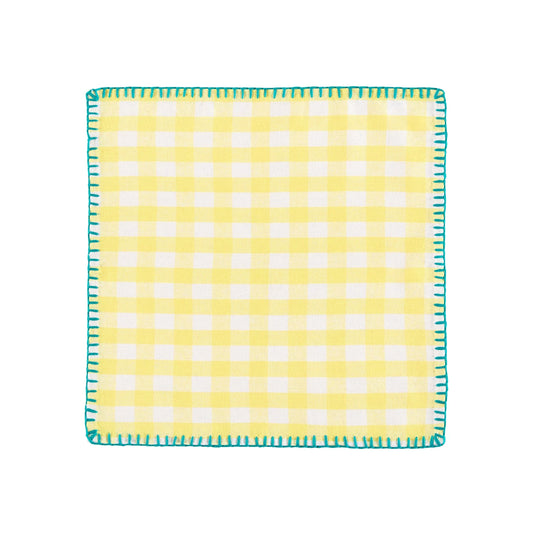 Amarillo Gingham Napkin (Set of 4) by Casa Edel