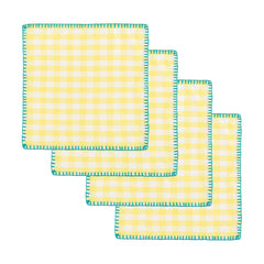 Amarillo Gingham Napkin (Set of 4) by Casa Edel