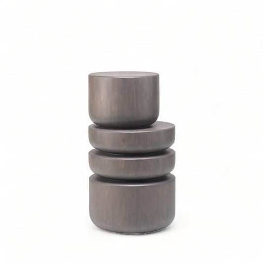 Gray Cypress Barro Drink Table by LĀBRICA