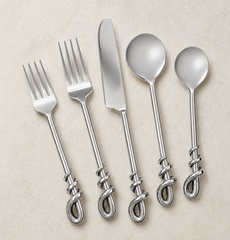 Levi Silver Flatware (Set of 20) by MESO