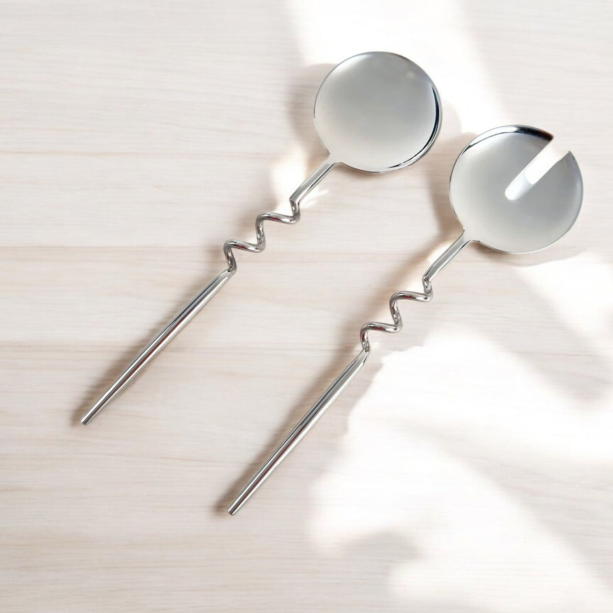 Elisa Silver Servers (Set of 2) by MESO - Main Image