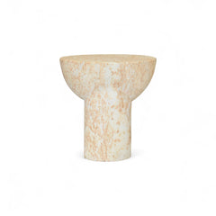 Metate Stone Side Table by Tu Taller Design