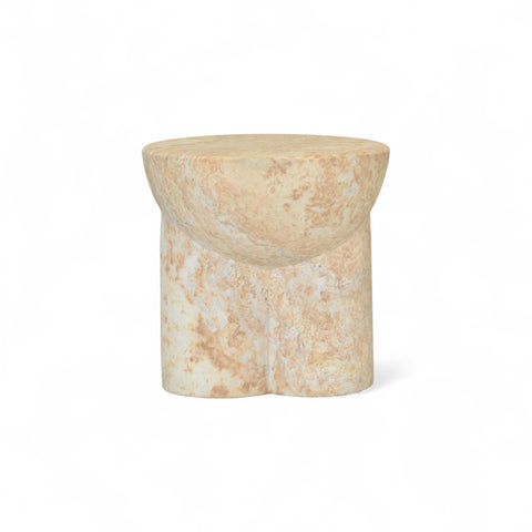 Metate Stone Side Table by Tu Taller Design