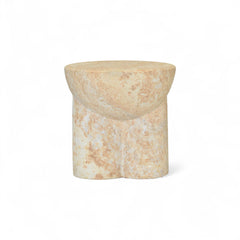 Metate Stone Side Table by Tu Taller Design