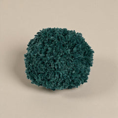 Momo Teal Wool Pillow by Casa Edel