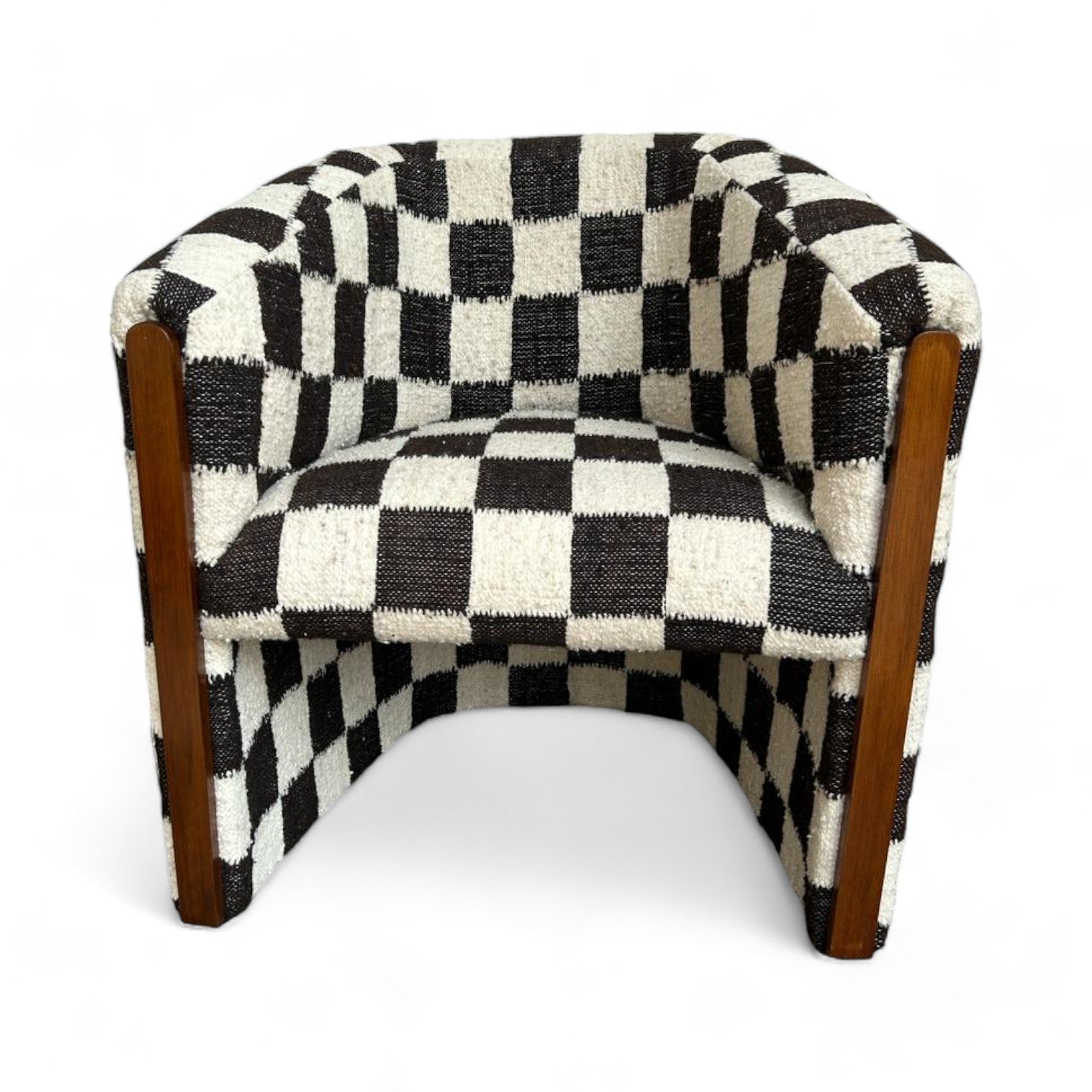 Checkered Wool Chair by Diego Olivero