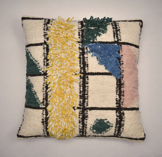 Grid Wool Pillow Covers by Diego Olivero Studio