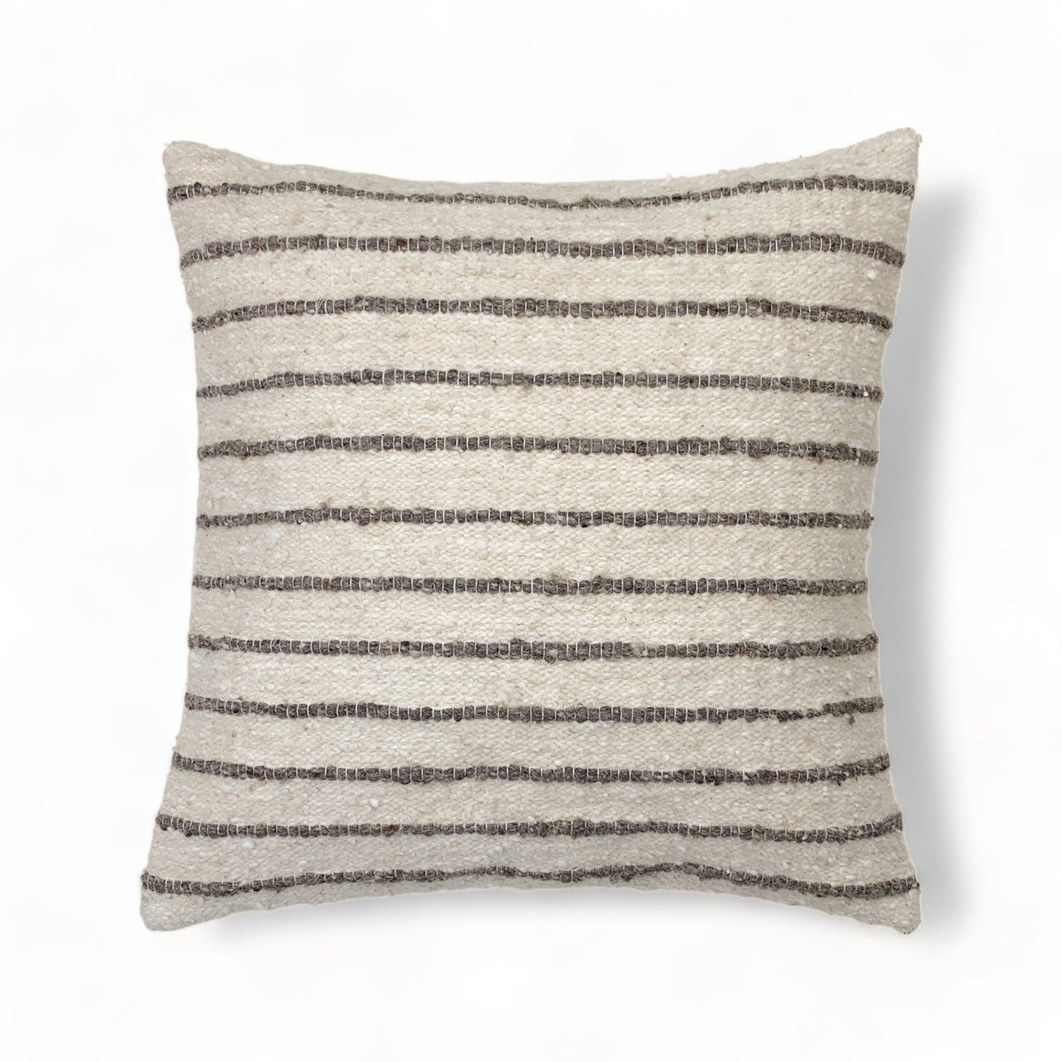 Gray Wool Pillow Covers