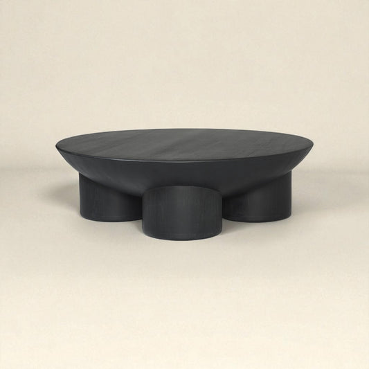 Metate Black Coffee Table by Tu Taller Design