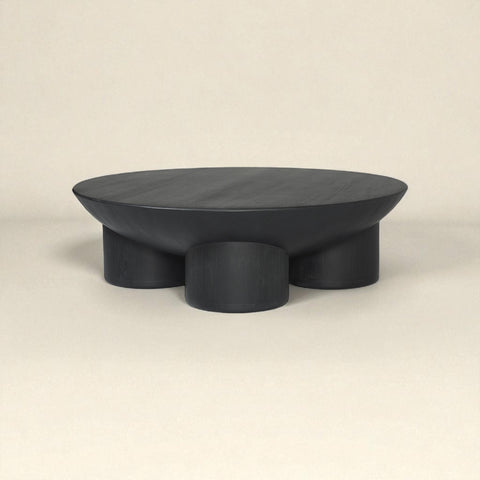 Metate Black Coffee Table by Tu Taller Design