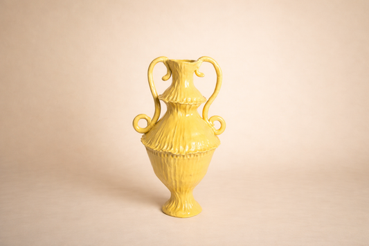 Primavera Yellow Vessel by Mira Mira