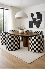 Checkered Wool Chair by Diego Olivero Studio