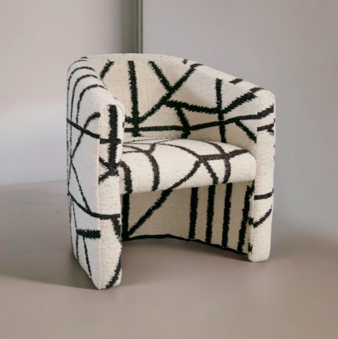 Senderos Wool Chair by Diego Olivero Studio