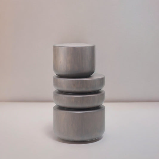 Gray Cypress Barro Drink Table by LĀBRICA