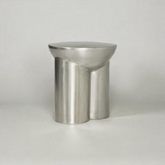 Metate Mate Steel Side Table by Tu Taller Design
