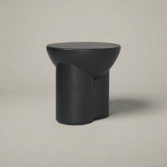 Metate Black Side Table by Tu Taller Design