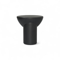 Metate Black Side Table by Tu Taller Design