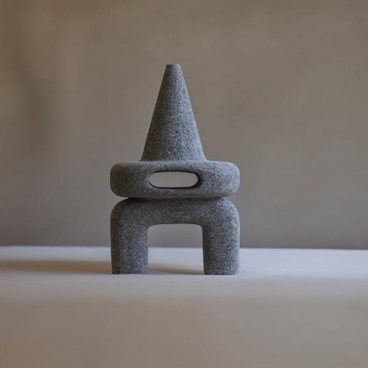 Volcán LS 6 Volcanic Rock Sculpture by Lørdag & Søndag