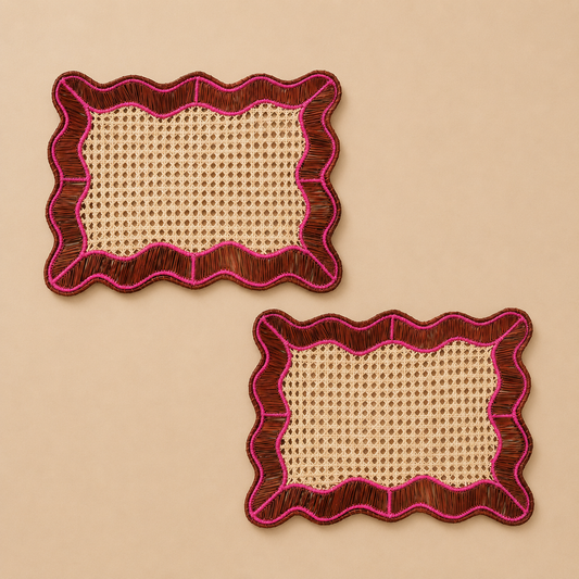 Vea Raffia Placemats (Set of 2)