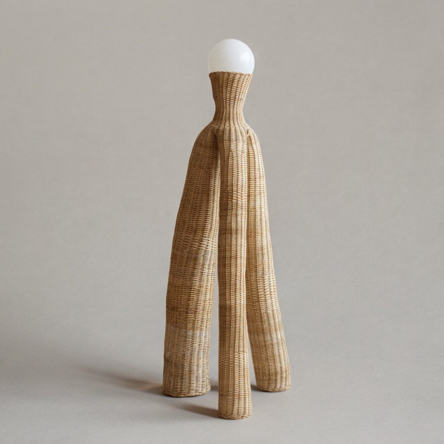 Woven Floor Lamp Artefacto LS 16 by Lørdag & Søndag – MESO