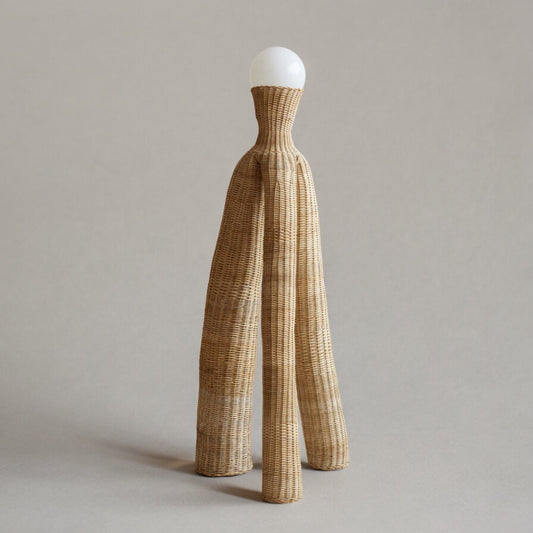 Woven Floor Lamp Artefacto LS 16  by Lørdag & Søndag
