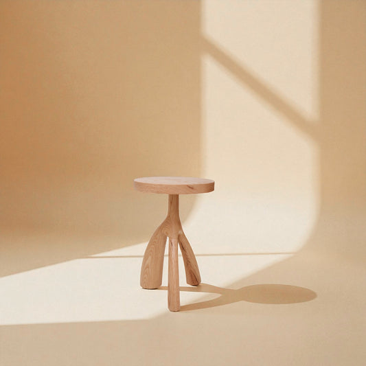 Tecolli Side Table Oak Finish by Lørdag & Søndag