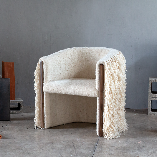 Hilana Wool Chair by Diego Olivero Studio