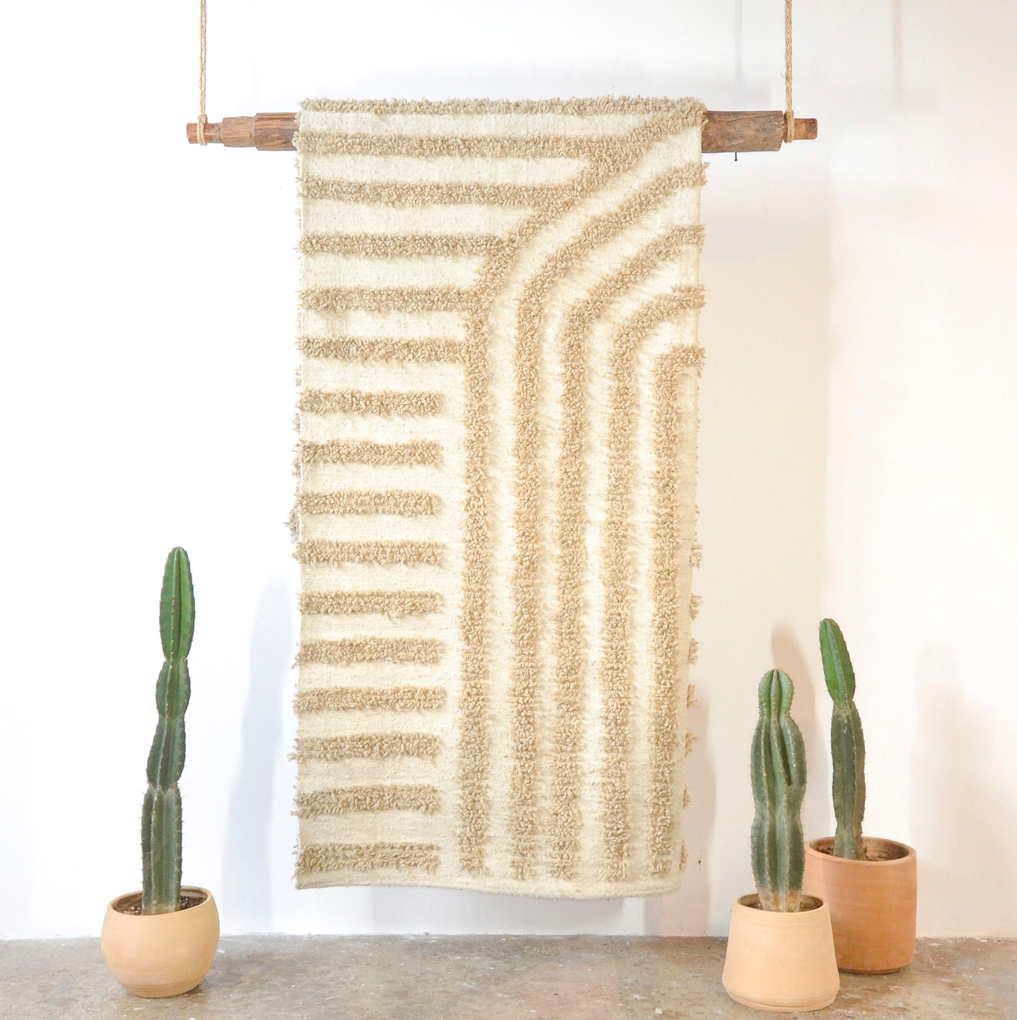 Cruzadas Wool Rug by Diego Olivero Studio