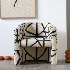 Senderos Wool Chair by Diego Olivero Studio